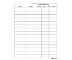 Registro persone alloggiate 31 x 24,5 cm 46 pagine - 14666