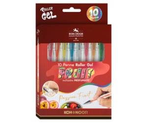 Roller gel colorati colori fruit astuccio 10 roller - 16306