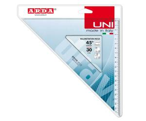 Squadra Uni 45 gradi 30 cm - 10854