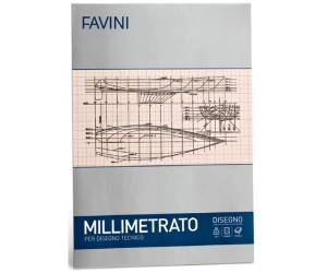 Blocco Carta Millimetrata 21x29,7cm 10fg 80gr Favini - A205004 -  - DMwebShop