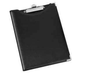 Portablocco in similpelle con tasca - nero - 24 x 31 cm - Lebez - 247-N - 8002787019192 - DMwebShop