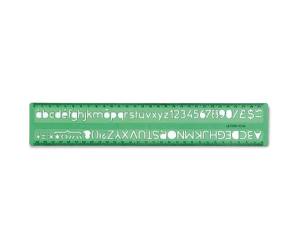 Normografo lettere e cifre Uni - 10 mm - verde - Arda - 30010 - 8003438300102 - DMwebShop