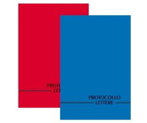 Registro - protocollo - lettere ricevute-spedite - uso mano - 21 x 31 cm - 100 fogli - BM - 0100114 - 8008234021404 - DMwebShop