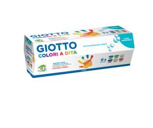 Colori a dita 100 ml colori assortiti - 17378