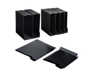 Custodia per raccoglitori 30 dorso 4,5 cm nero - 6209