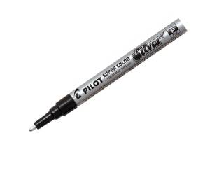 Marcatore a vernice Super Color argento punta fine 3 mm - 17302