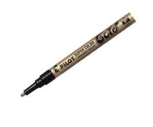 Marcatore a vernice Super Color punta fine 3 mm oro - 17300