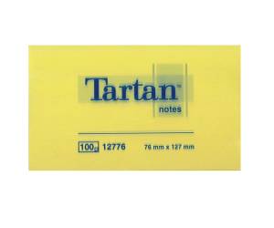Blocco foglietti - giallo pastello - 76 x 127 mm - 63 gr - 100 fogli - conf. 12 pezzi - Tartan - 7100296678 - 3134375060097 - DMwebShop
