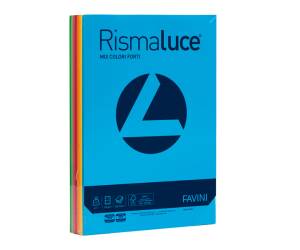 Carta Rismaluce - A4 - 90 gr - mix 8 colori - conf. 300 fogli - Favini - A66X314 - 8007057628647 - DMwebShop