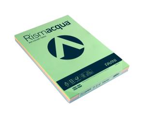 Carta Rismacqua - A3 - 140 gr - mix 5 colori - conf. 200 fogli - Favini - A65X223 - 8007057621471 - DMwebShop
