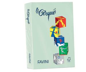Carta Le Cirque - A4 - 160 gr - verde pistacchio pastello 102 - conf. 250 fogli - Favini - A746304 - 8025478320629 - DMwebShop