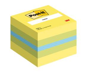Blocco foglietti Minicubo - 51 x 51 mm - limone neon, verde lime, blu paradiso - 400 fogli - Post-it - 7100172394 - 4001895853814 - DMwebShop