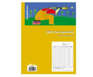 Registro prima nota Iva corrispettivi - 13/13 fogli autoautoricalcanti - 29,7 x 23 cm - Edipro - E2104A - 8023328210410 - DMwebShop