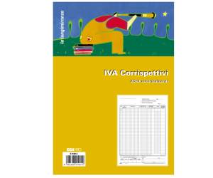 Registro prima nota Iva corrispettivi - 25-25 fogli autoautoricalcanti - 29,7 x 23 cm - Edipro - E2102A - 8023328210212 - DMwebShop