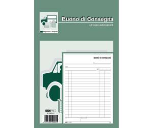 Blocco buoni di consegna - 50-50 fogli autoricalcanti - 23 x 15 cm - Edipro - E5209C - 8023328520915 - DMwebShop