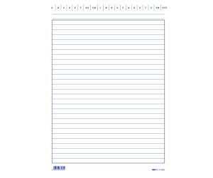 Schede in cartoncino rigate - 24 x 17 cm - verticale - conf. 100 pezzi - Edipro - E3393BL - 8023328339319 - DMwebShop