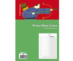 Blocco prima nota cassa - uso mano - 31 x 21 cm - 100 fogli - Edipro - E5356 - 8023328535605 - DMwebShop