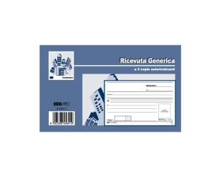 Blocco ricevute generiche - 33 fogli 3 copie autoricalcanti - 9,9 x 17 cm - Edipro - E5564CT - CONFE5564CTPZ10 - DMwebShop