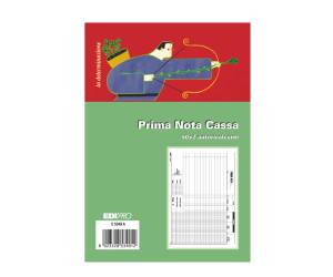 Blocco prima nota cassa 50,50 fogli autoautoricalcanti 14,8 x 23 cm - 4494
