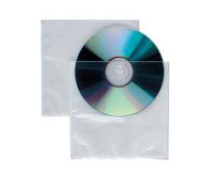 Buste a sacco Soft CD liscio trasparente PP - 4335