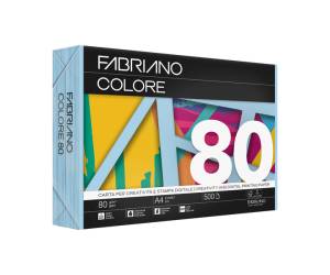 Carta Colore A4,80 gr colori tenui celeste confezione 500 fogli - 7240
