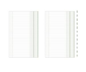 Scadenziario spiralato Gennaio Dicembre 21 x 29,7 cm 36 fogli - 1097