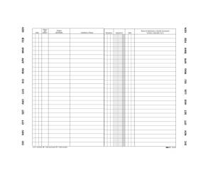 Scadenziario spiralato effetti passivi 24 x 17 cm 36 fogli - 425