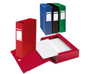 Scatola archivio Scatto dorso 6 cm 25 x 35 cm verde - 5453