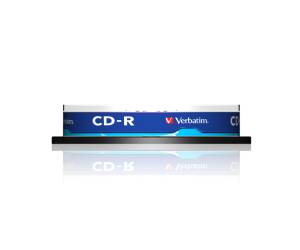 Scatola 10 CD-R Data Life serigrafato - spindle 1X-52X - 700Mb - Verbatim - 43437 - 23942434375 - DMwebShop