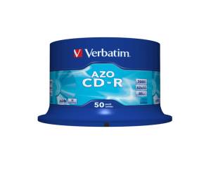 Scatola 50 CD-R DataLife Plus - 1X-52X - serigrafata crystal - 700Mb - Verbatim - 43343 - 23942433439 - DMwebShop