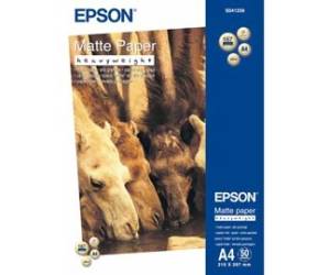 Carta Fotografica Matte Paper Heavy Weight - A4 - 50 Fogli - Epson - C13S041256 - 10343818439 - DMwebShop