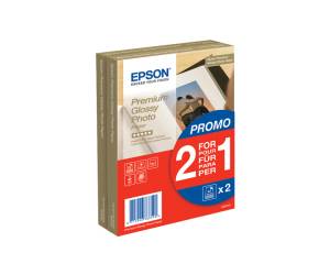 Premium Glossy Photo Paper - 10 x 15 cm - 2x 40 Fogli - Epson - C13S042167 - DMwebShop