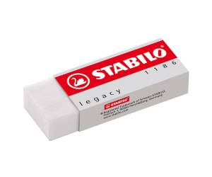 Gomma Legacy - 18 x 11 x 35 mm - bianca - conf. 20 pezzi - Stabilo - 1186/20 - 9556091511907 - DMwebShop