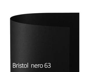 Cartoncino Bristol Color - 50 x 70 cm - 200 gr - nero 63 - conf. 25 pezzi - Favini - A35A012 - 8007057575316 - DMwebShop