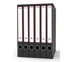 Gruppo registratori Sestetto - con 6 cartelle 3 lembi - 25,5x34,5 cm - dorso 23 cm - grigio - Rexel - King Mec - GKM6300 - 5028252505758 - DMwebShop