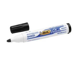 Pennarello per lavagne cancellabili Whiteboard Marker Velleda 1701 RecycLED - punta tonda - 1,5 mm - nero - conf. 12 pezzi - Bic - 904937 - 3086129999613 - DMwebShop