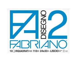 Album F2,24 x 33 cm 10 fogli 110 gr liscio squadrato punto metallo - 18291