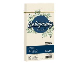 Busta Calligraphy Nature Crush 110 x 220 mm 100 gr giallo agrumi - 17017