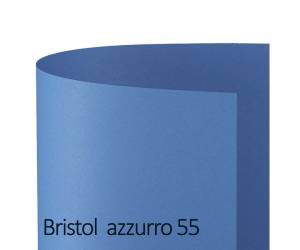 Cartoncino Bristol Color 70 x 100 cm 200 gr azzurro 55 blister 10 fogli - 18581