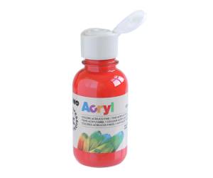 Colori Acryl 125 ml rosso vermiglione Primo - 18412