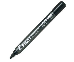 Marcatore Permanente Markers 100 punta tonda 4,5 mm nero - 18118