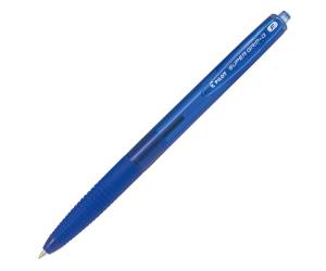 Penna a scatto Supergrip G punta 0,7 mm blu - 18164