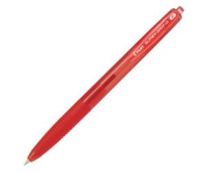 Penna a scatto Supergrip G punta 0,7 mm rosso - 18163