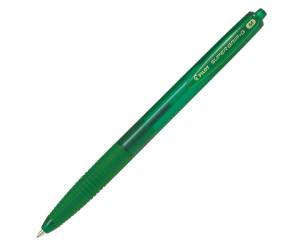 Penna a scatto Supergrip G punta 1 mm verde - 18149