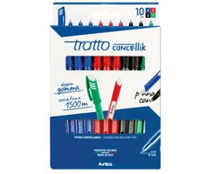 Penna sfera Cancellik cancellabile punta 1 mm 10 colori assortiti - 2039
