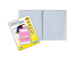 Portalistini personalizzabile Premium liscio 22 x 30 cm 40 buste trasparente - 2366