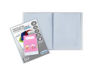 Portalistini personalizzabile Premium liscio 22 x 30 cm 60 buste trasparente - 2362