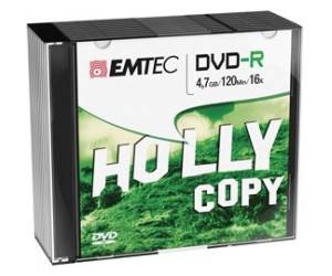 DVD-R - registrabile - 4,7 Gb - conf. 10 pz - Emtec - ECOVR471016SL - 3126170114655 - DMwebShop