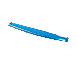 Poggiapolsi da tastiera gel blu trasparente - 2633