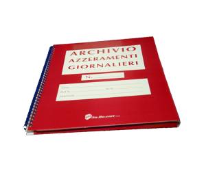 Cartella per azzeramenti giornalieri - per rotoli da 80 mm - Sabacart - C6MAZZ80 - 8024828707318 - DMwebShop